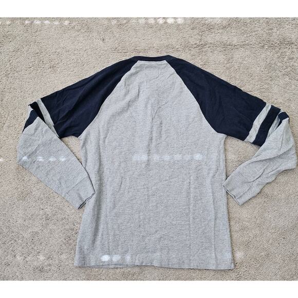 Abercrombie & Fitch Shirt, Mens Med Polo, Long Sleeve, Striped, Y2K VTG - Picture 2 of 7